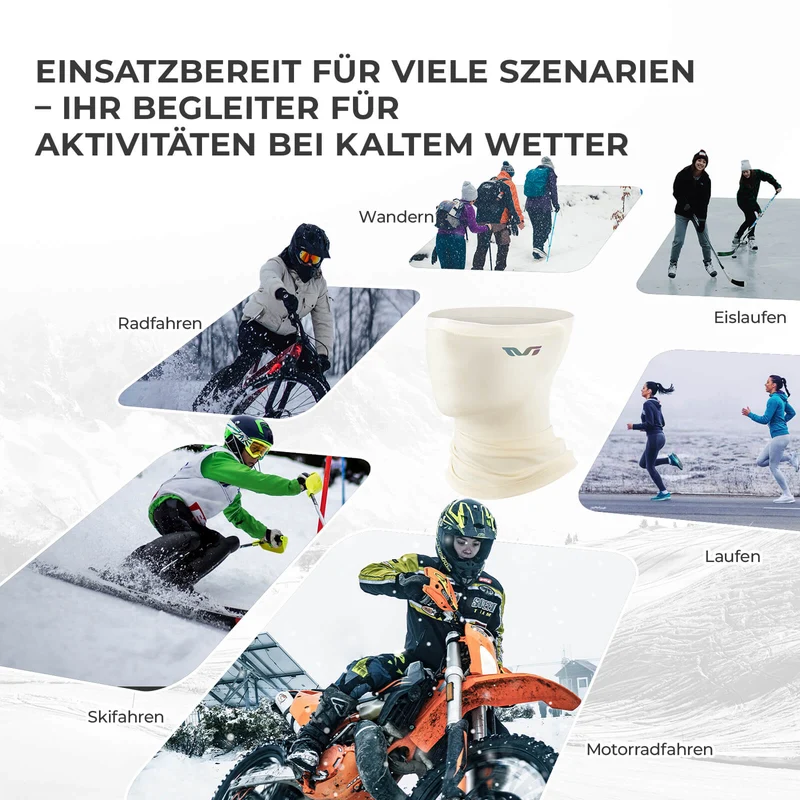 TVI Winter Sturmhaube Atmungsaktiv Warm Masker voor Damen
