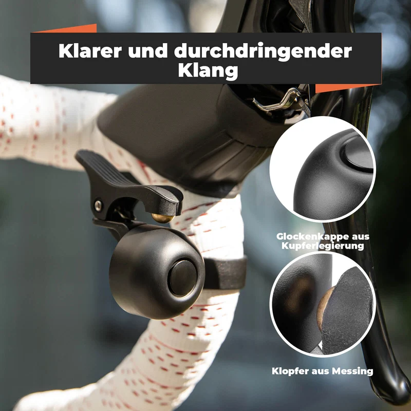 Rennrad Fahrradklingel voor gebogen lenker 27-30 mm