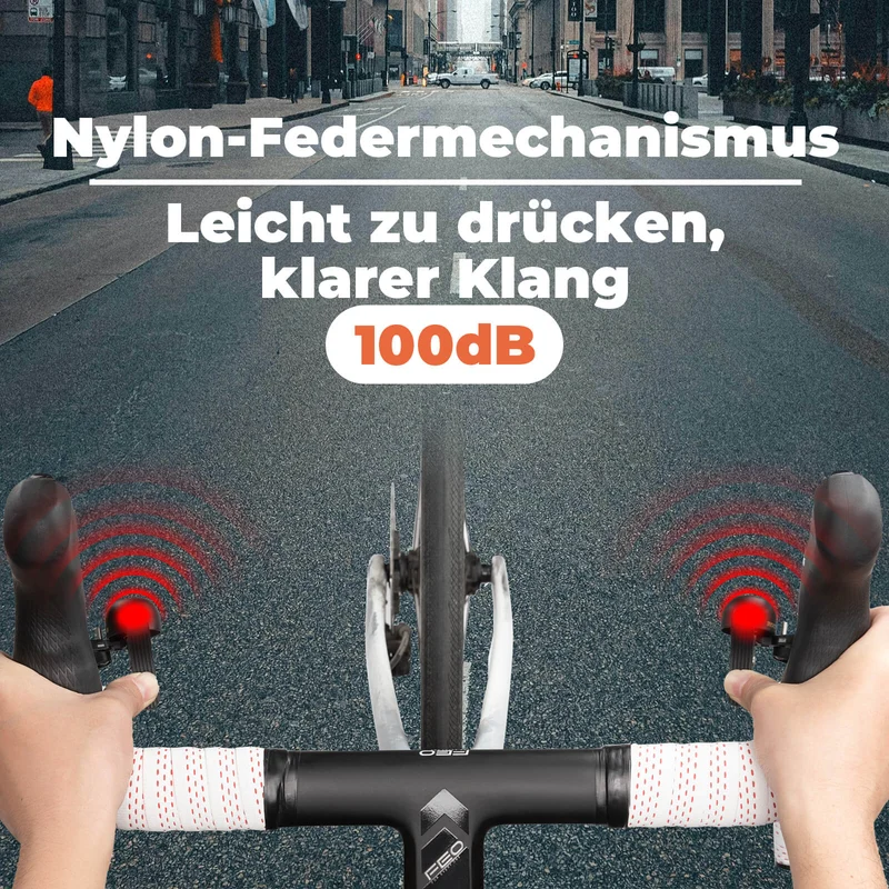 Rennrad Fahrradklingel voor gebogen lenker 27-30 mm