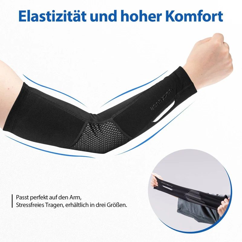 ROCKBROS Radsport Armlinge Winter Anti Rutschen armmouwen