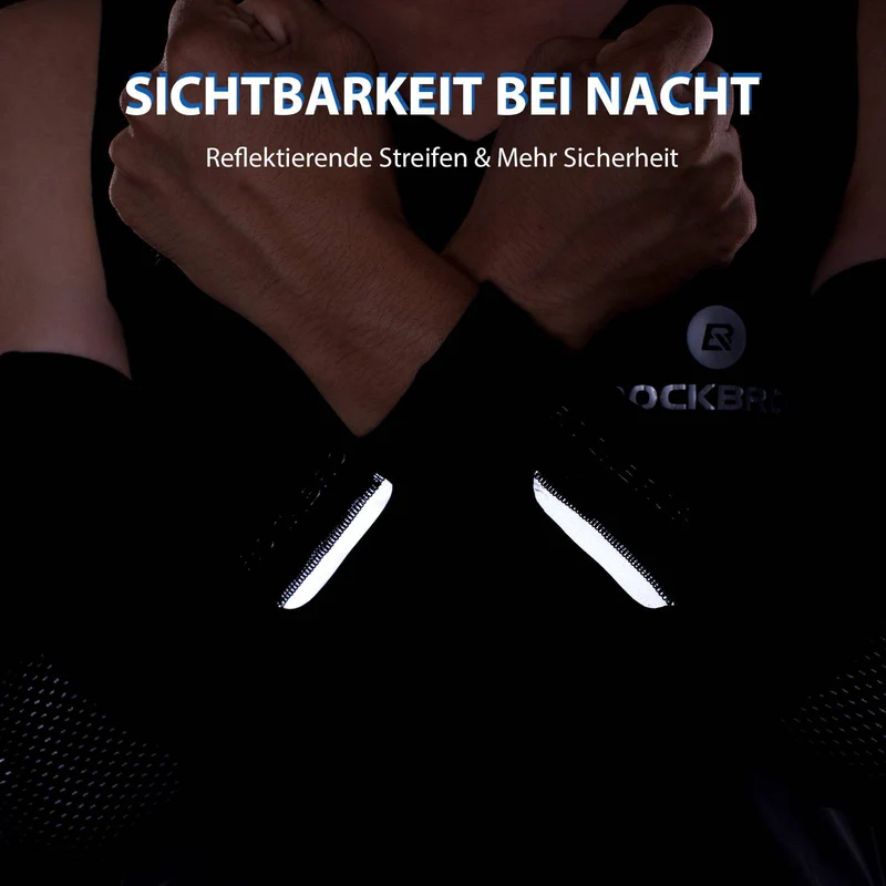 ROCKBROS Radsport Armlinge Winter Anti Rutschen armmouwen