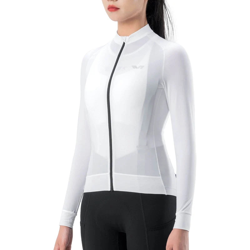 ROCKBROS TVI Damen Langarm-Radtrikot Fahrrad Jersey voor MTB en Rennrad