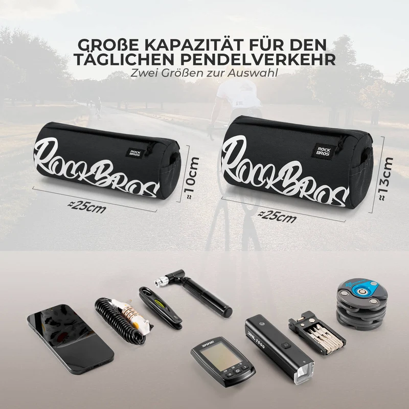 Lenkertasche Klein met Schultergurt 2L/3,6L - SketchRide-serie