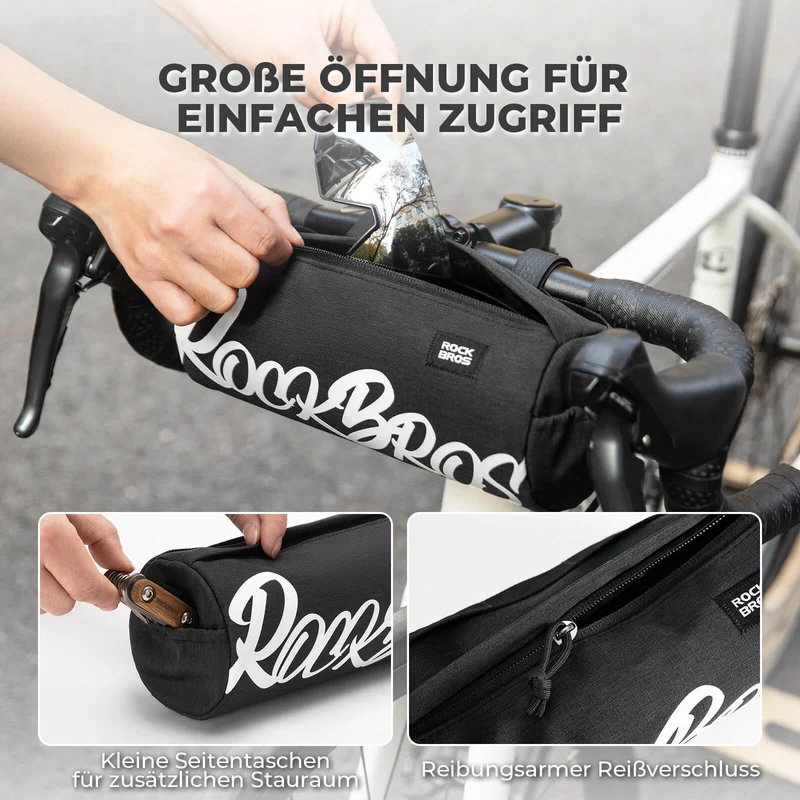 Lenkertasche Klein met Schultergurt 2L/3,6L - SketchRide-serie