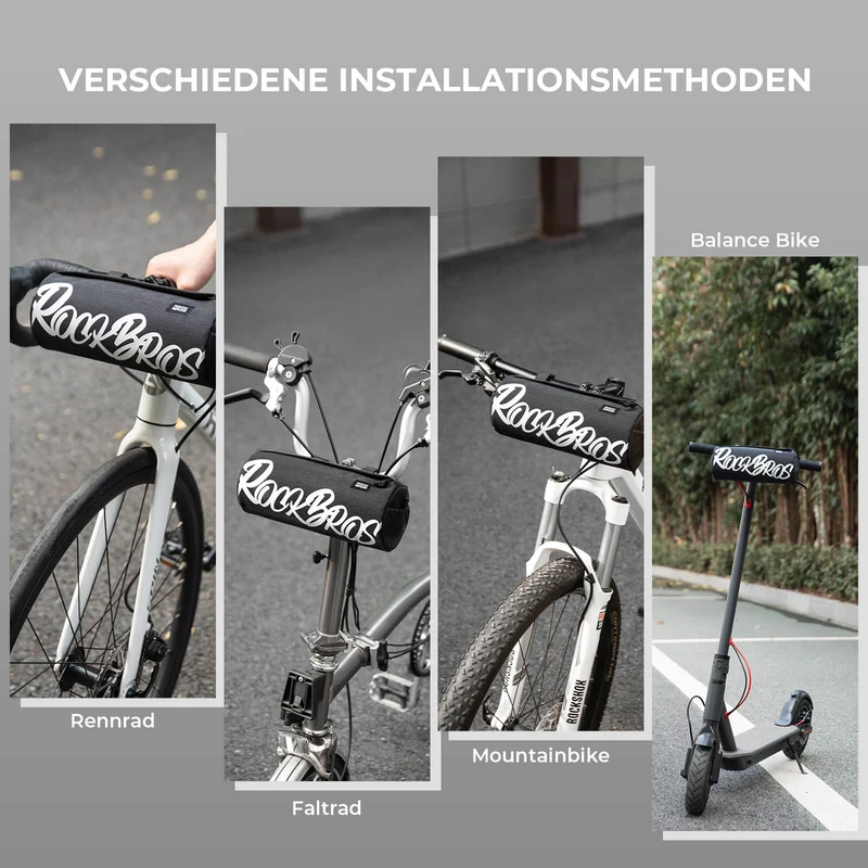 Lenkertasche Klein met Schultergurt 2L/3,6L - SketchRide-serie