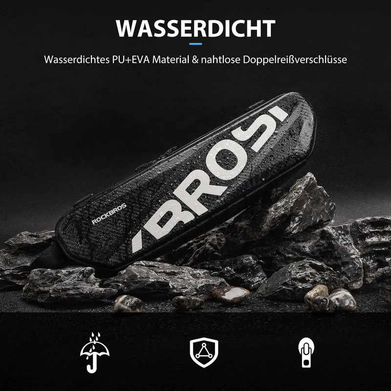 ROCKBROS Fahrrad Rahmentasche Wasserdicht Oberrohr Tasche 4.5L Zwart