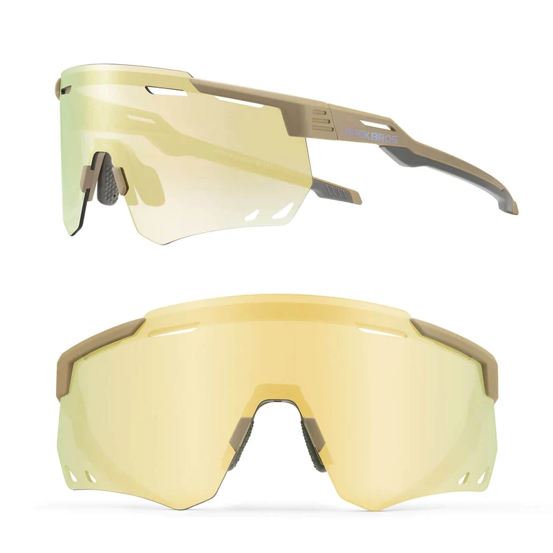 ROCKBROS Ultralicht Fahrradbrille Selbstönende Sonnenbrille met UV400-Schutz