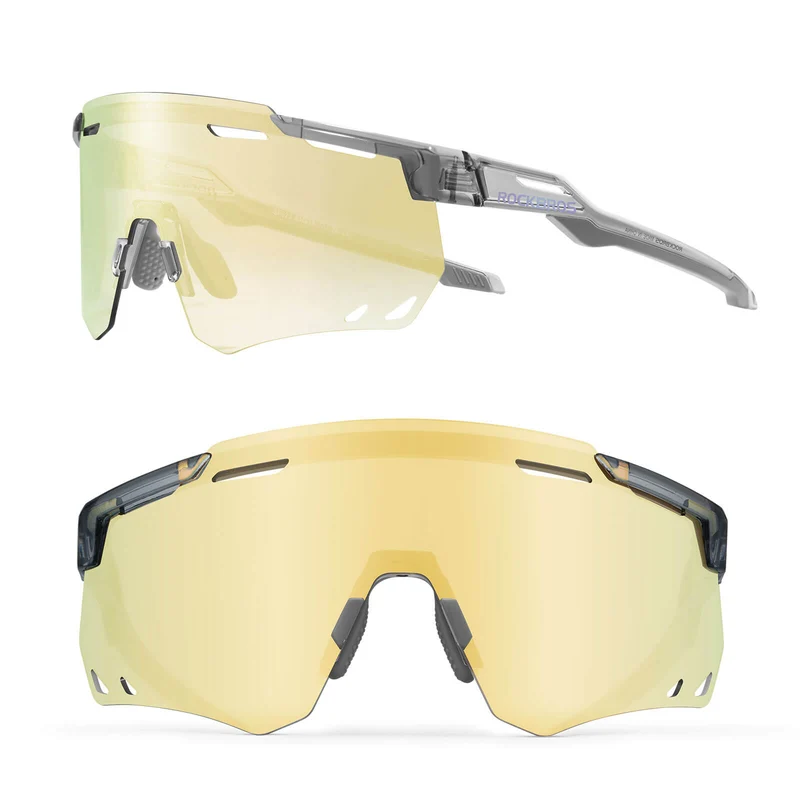 ROCKBROS Ultralicht Fahrradbrille Selbstönende Sonnenbrille met UV400-Schutz