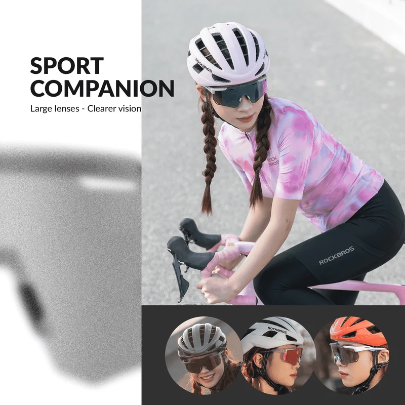 ROCKBROS Ultralicht Fahrradbrille Selbstönende Sonnenbrille met UV400-Schutz