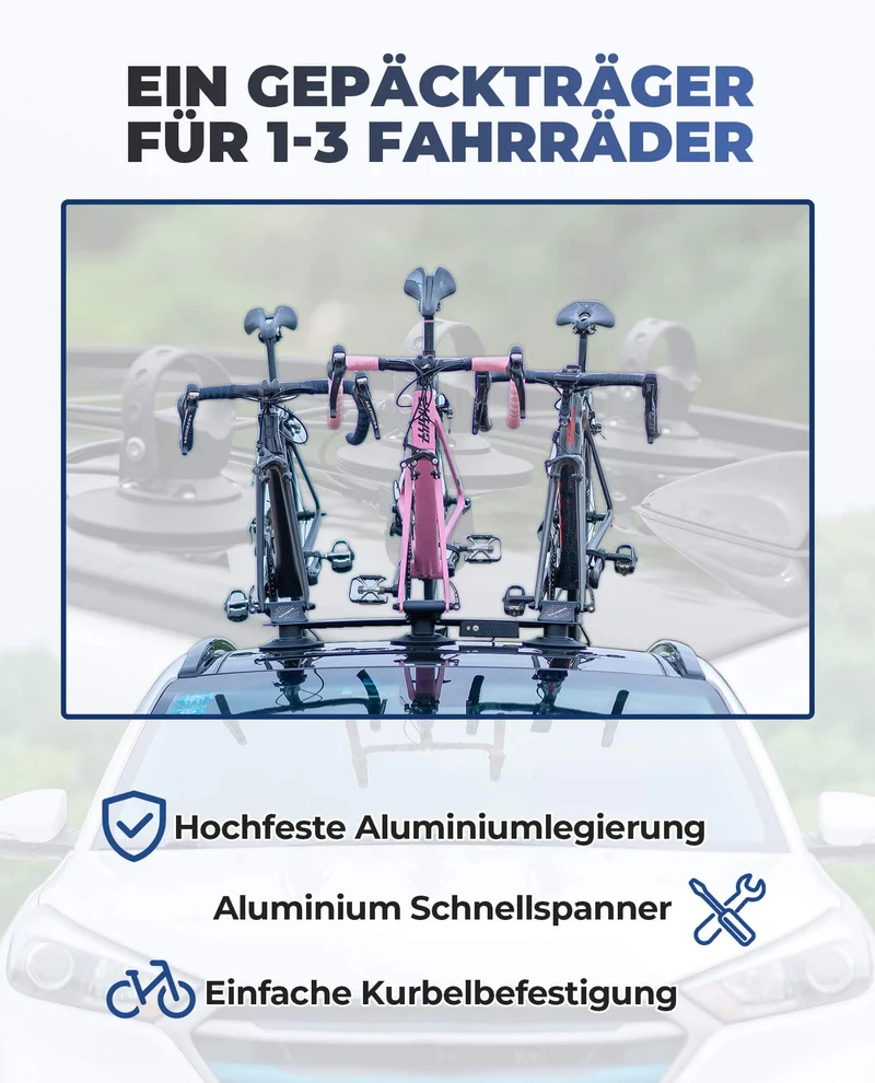 ROCKBROS Elektrischer Fahrradträger mit Saugnapf