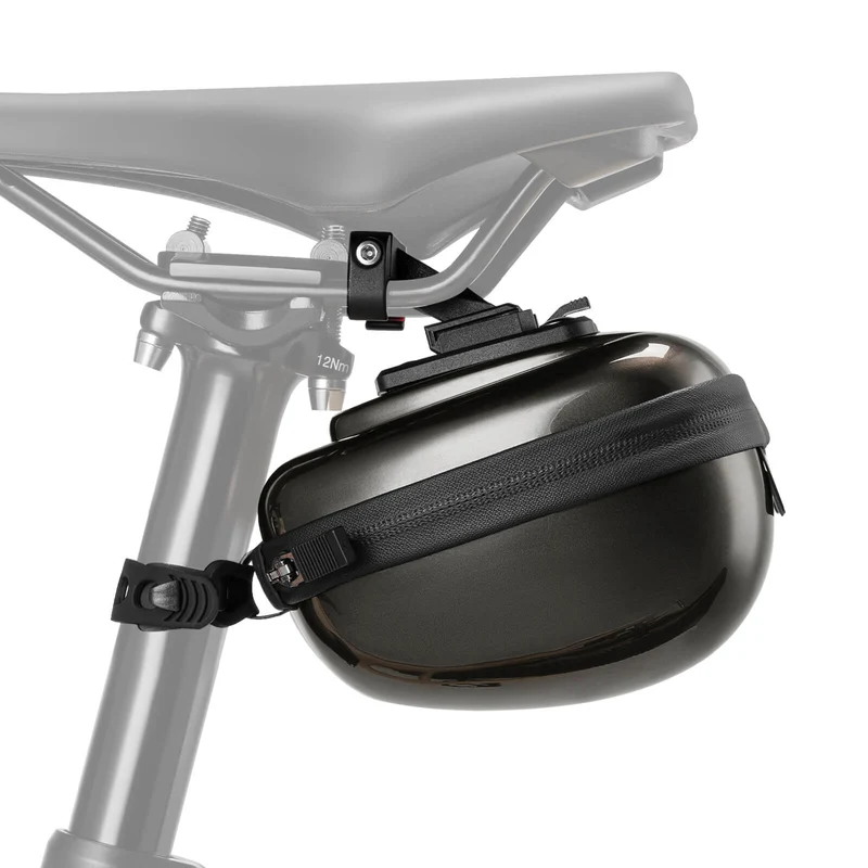 ROCKBROS Fahrrad Satteltaschen Hard Shell Reflektierend 0,4 L mit Halterung