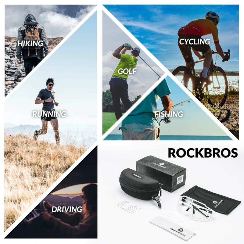 ROCKBROS Polarisatiebril Sportbril voor buitensport