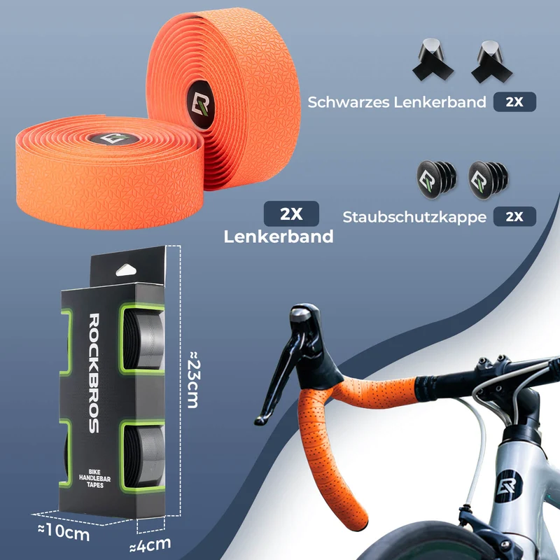 Fahrrad Lenkerband Griffband Lang 220cm voor MTB Rennrad Vier Farben