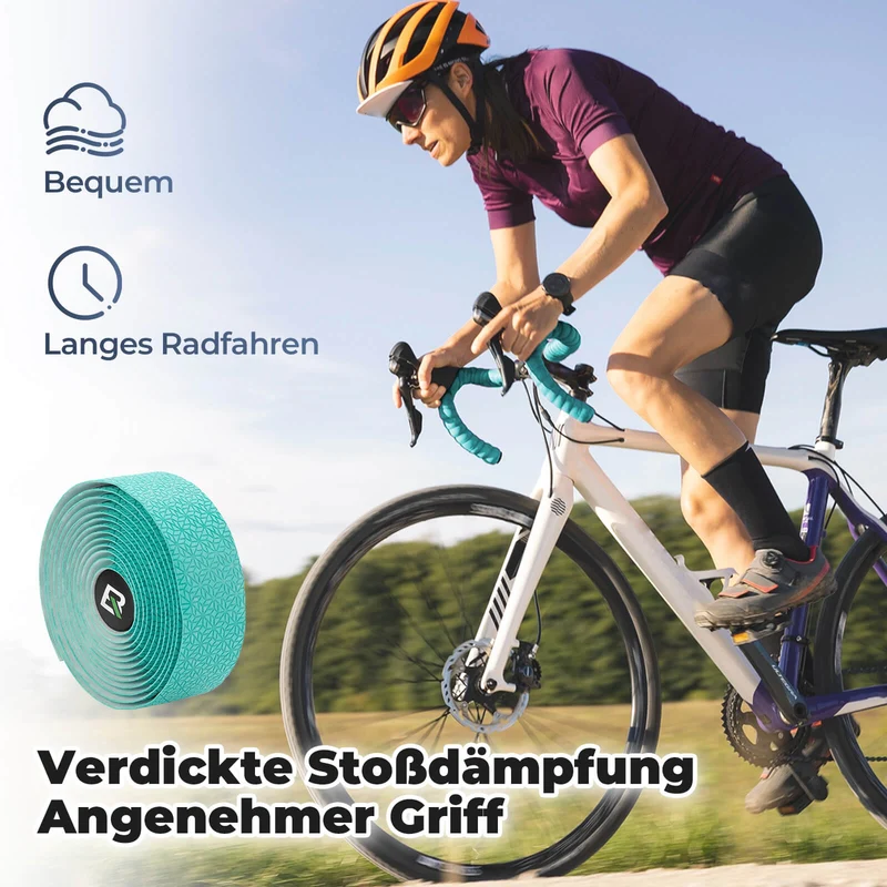 Fahrrad Lenkerband Griffband Lang 220cm voor MTB Rennrad Vier Farben