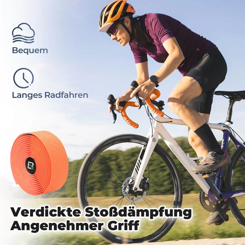 Fahrrad Lenkerband Griffband Lang 220cm voor MTB Rennrad Vier Farben