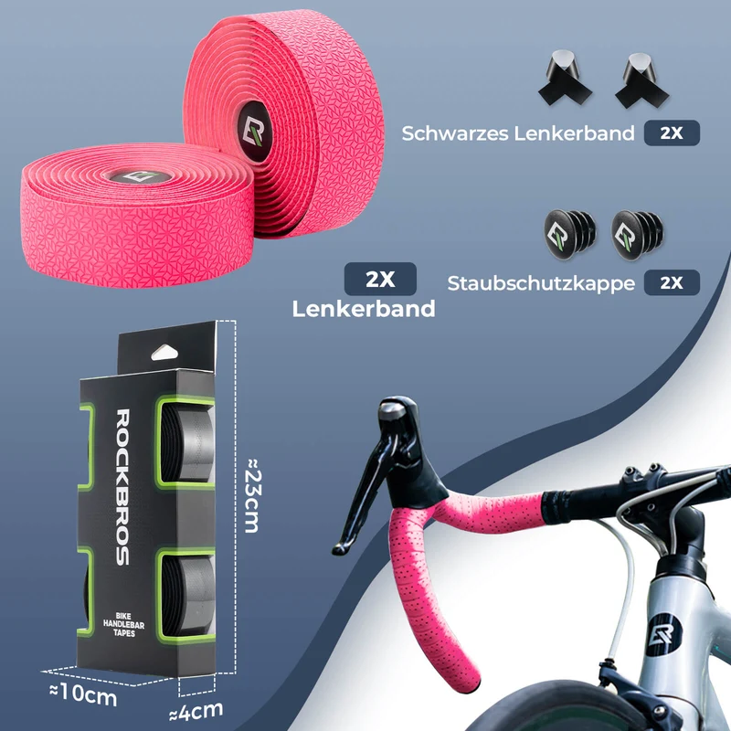 Fahrrad Lenkerband Griffband Lang 220cm voor MTB Rennrad Vier Farben