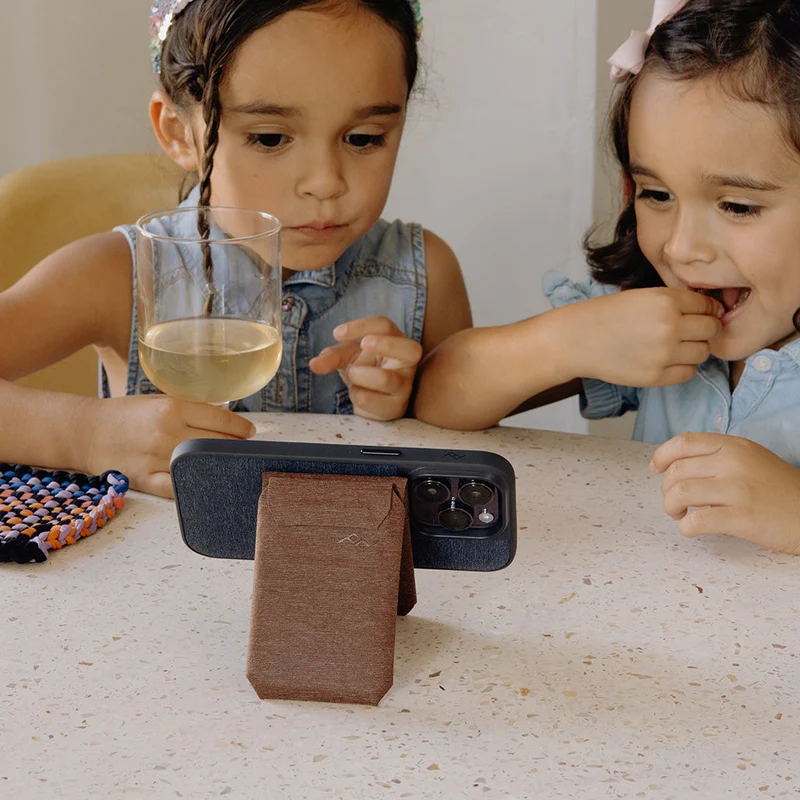 Mobile Wallet | Stand Wallet | Sage | Fabric | PD Certified