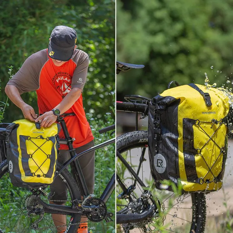 ROCKBROS 100% wasserdichte transporttas met Netztasche 27L