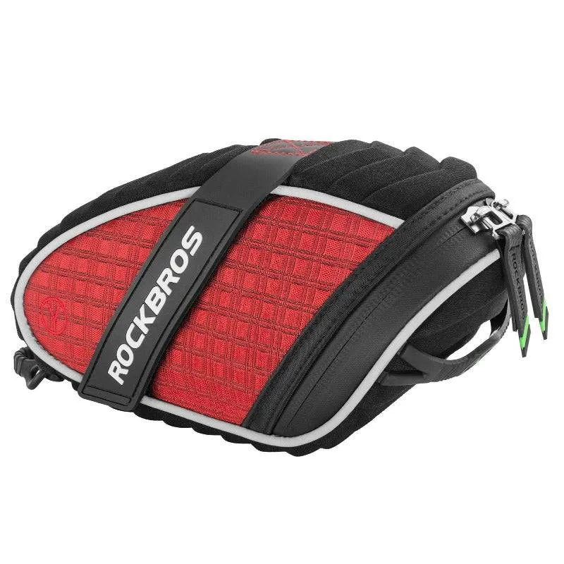 ROCKBROS Satteltaschen Fahrradsitz Taschen mit Rücklichthalter 1L