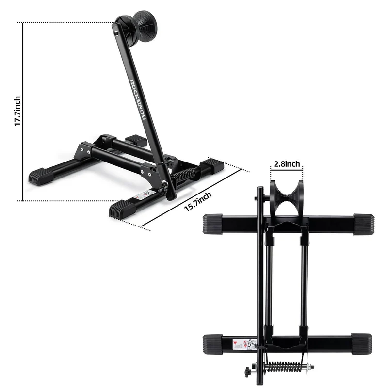 ROCKBROS Fahrradständer Faltbar aus Aluminum Einseitiger Fahrradständer