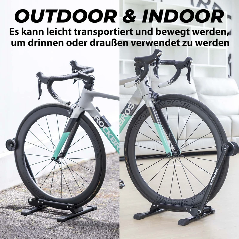ROCKBROS Fahrradständer Faltbar aus Aluminum Einseitiger Fahrradständer