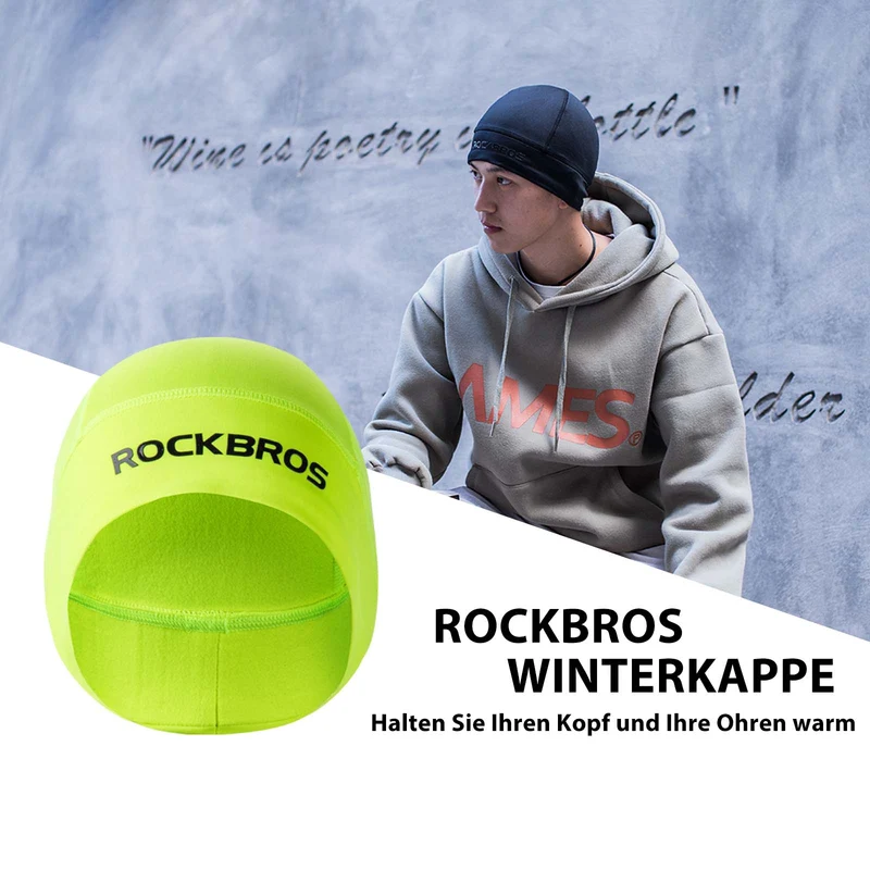 ROCKBROS Winter Fahrrad Mütze Helm Unterziehmütz унісекс
