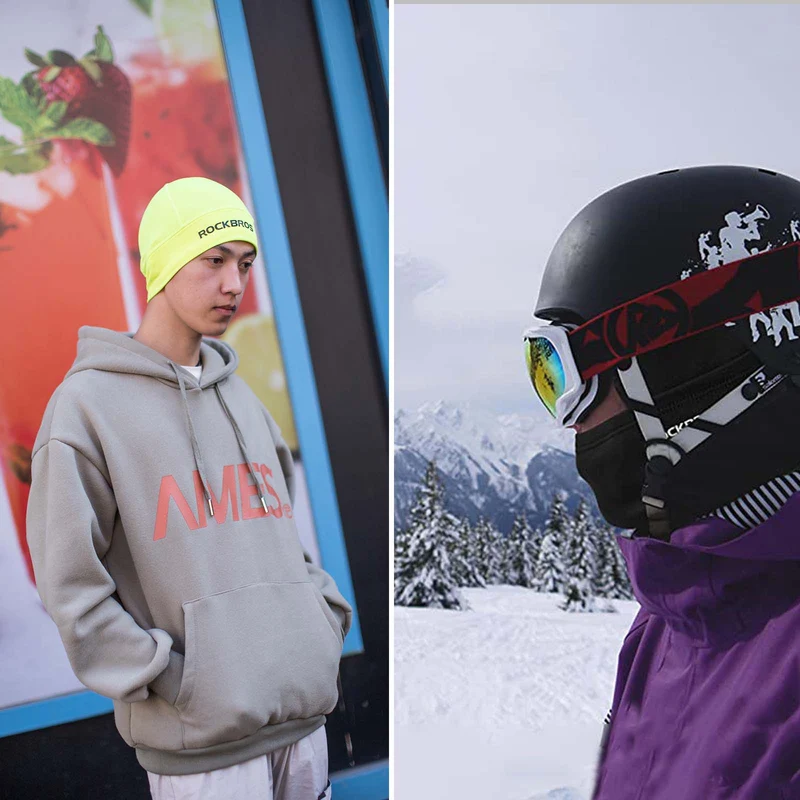 ROCKBROS Winter Fahrrad Mütze Helm Unterziehmütz унісекс