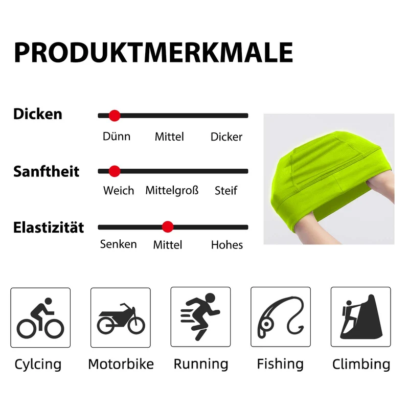 ROCKBROS Winter Fahrrad Mütze Helm Unterziehmütz унісекс