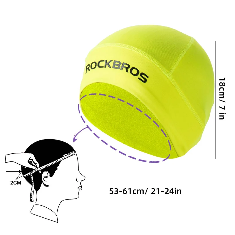 ROCKBROS Winter Fahrrad Mütze Helm Unterziehmütz унісекс