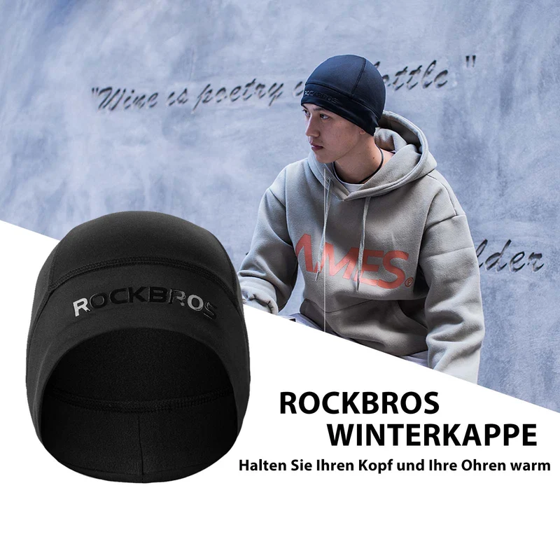 ROCKBROS Winter Fahrrad Mütze Helm Unterziehmütz унісекс