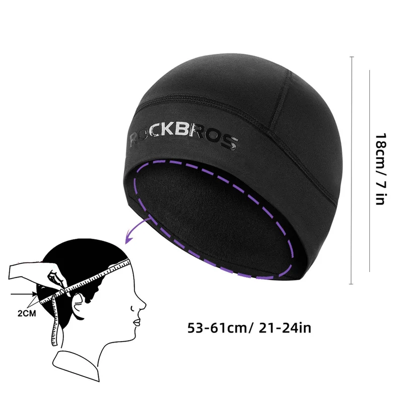 ROCKBROS Winter Fahrrad Mütze Helm Unterziehmütz унісекс