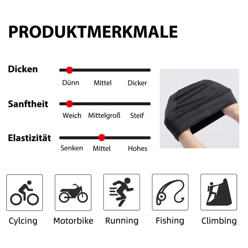ROCKBROS Winter Fahrrad Mütze Helm Unterziehmütz унісекс