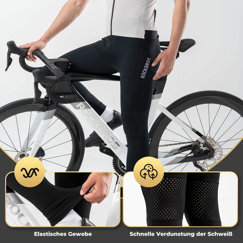 ROCKBROS Fahrradhose Radlerhose 4D Gepolstert Atmungsaktiv voor 4 jaar tijd