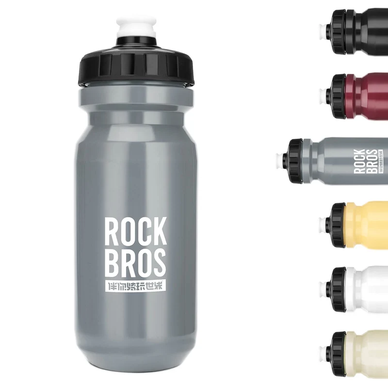 ROCKBROS Fahrrad Wasserflasche 600ml Trinkflasche BPA-Frei Auslaufsichere Flasche