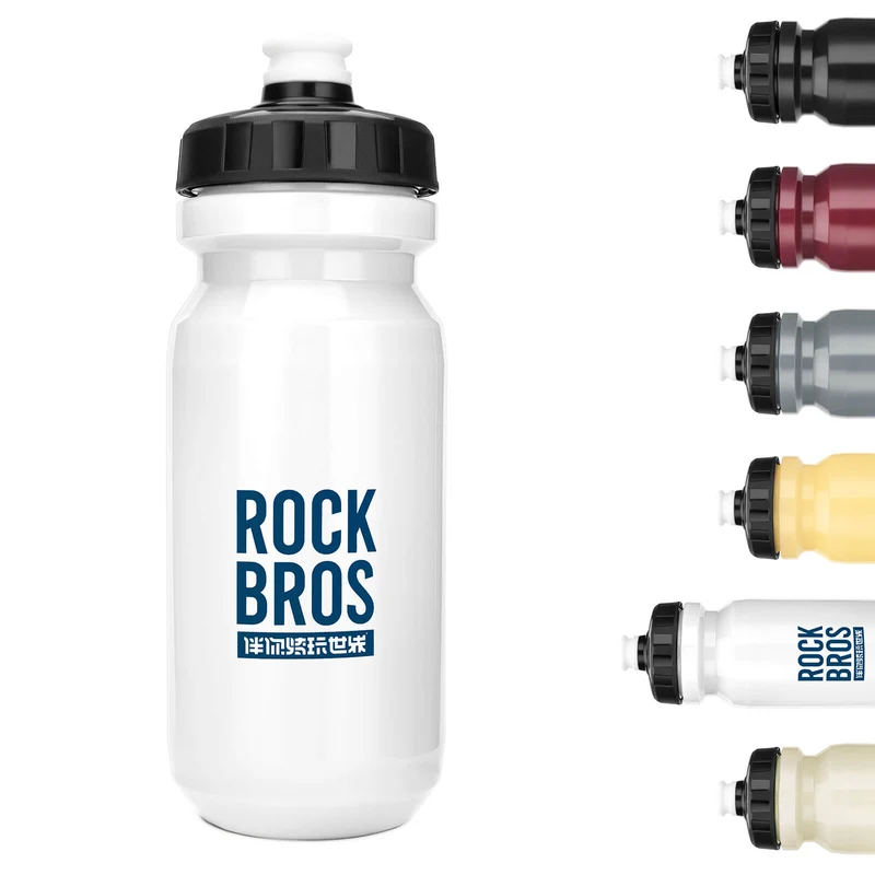 ROCKBROS Fahrrad Wasserflasche 600ml Trinkflasche BPA-Frei Auslaufsichere Flasche