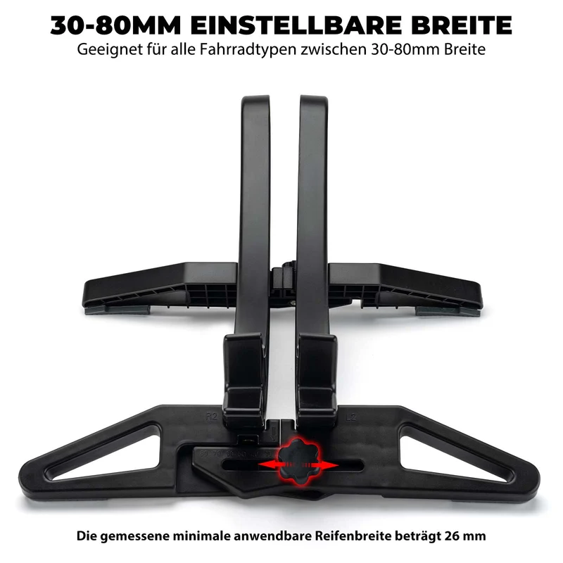 ROCKBROS Fahrrad Parkständer, verstellbare Fahrradständer für 26–80 мм