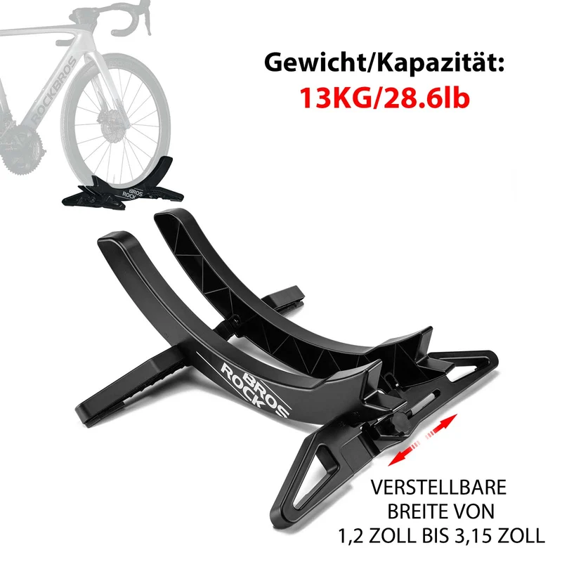 ROCKBROS Fahrrad Parkständer, verstellbare Fahrradständer für 26–80 мм