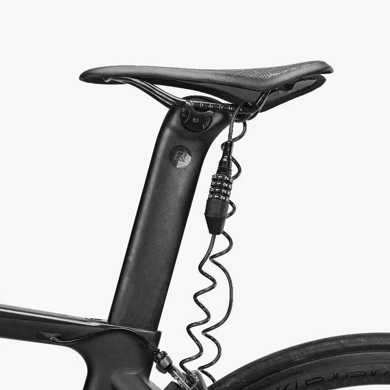 ROCKBROS Fahrradschloss Zahlenschloss Helmschloss mit 4-stellig Код макс. 150 см
