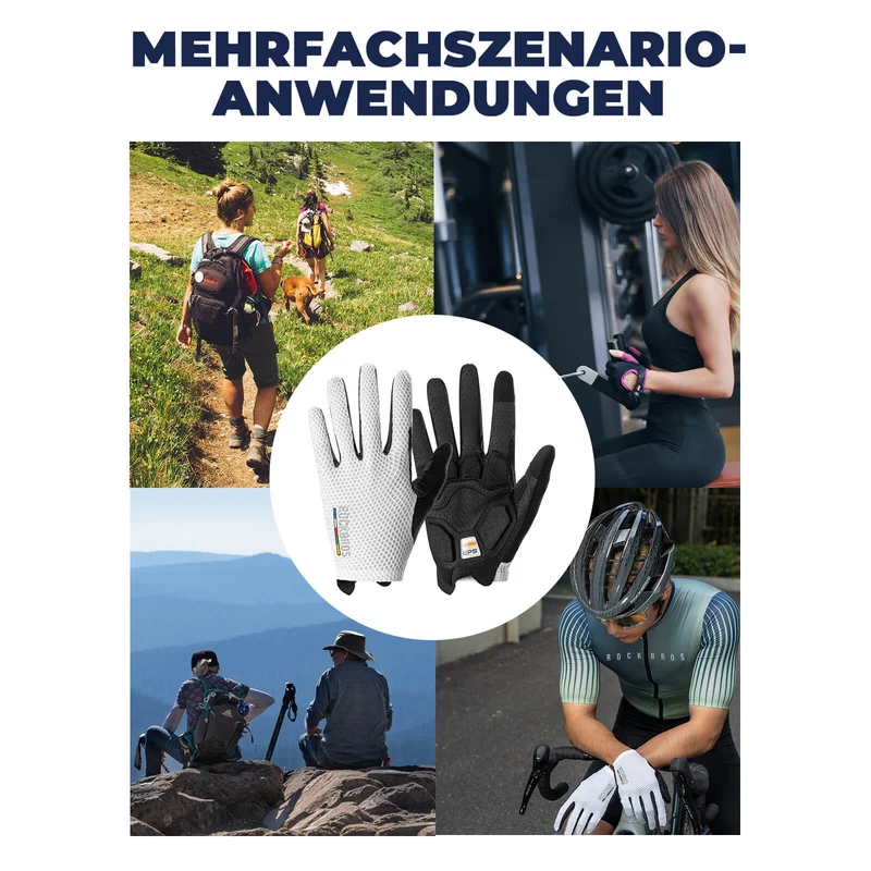 ДАРОГА ДА НЕБА Сэнсарны экран Fahrradhandschuhe SBR Polsterung atmungsaktiv