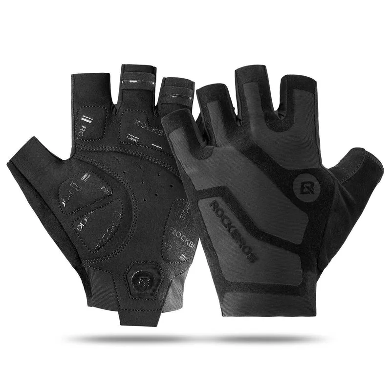 ROCKBROS Halbfinger-Radhandschuhe stoßdämpfend und rutschfest унісекс