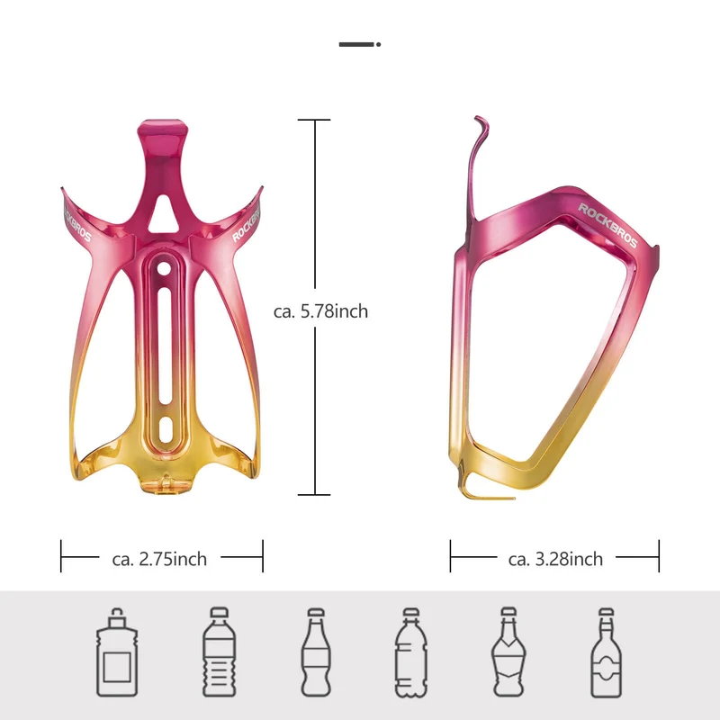 ROCKBROS Flaschenhalter Fahrrad Getränkehalter Leichtgewicht 30г