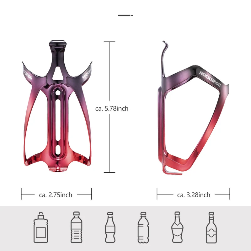 ROCKBROS Flaschenhalter Fahrrad Getränkehalter Leichtgewicht 30г