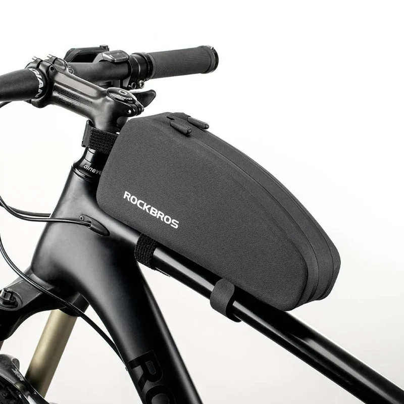 ROCKBROS wasserdichte Oberrohrtasche für Fahrrad 1L / 1.6 L Zwart