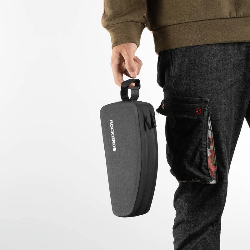 ROCKBROS wasserdichte Oberrohrtasche für Fahrrad 1L / 1.6 L Zwart