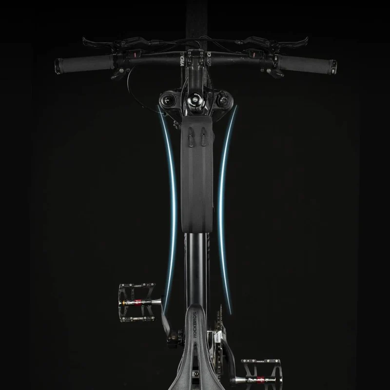 ROCKBROS wasserdichte Oberrohrtasche für Fahrrad 1L / 1.6 L Zwart