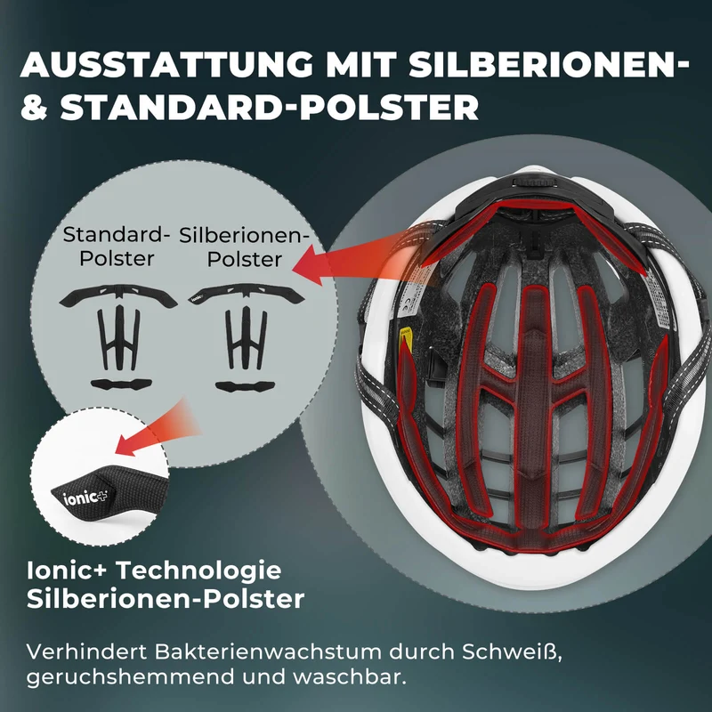 Integrierter Fahrradhelm Stoßfest Verstellbar
