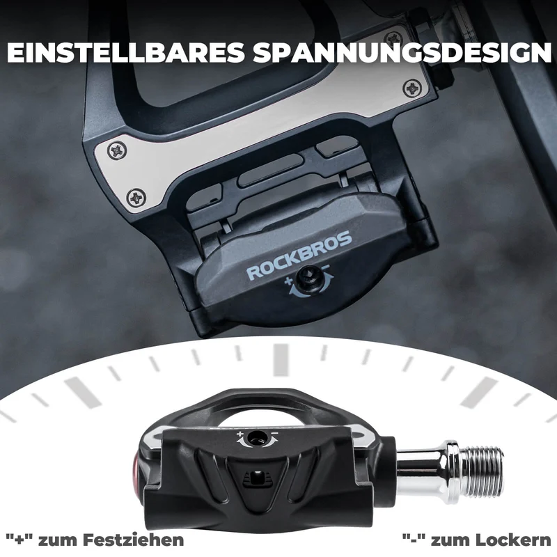 SPD Pedale Einstellbarer Spannung inkl. Бутсы для Rennrad Wettkampf