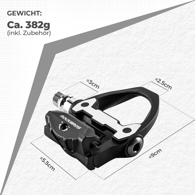 SPD Pedale Einstellbarer Spannung inkl. Бутсы для Rennrad Wettkampf