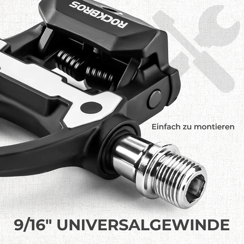 SPD Pedale Einstellbarer Spannung inkl. Бутсы для Rennrad Wettkampf