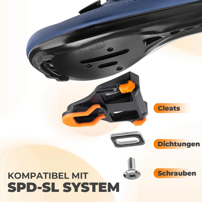 SPD Pedale Einstellbarer Spannung inkl. Бутсы для Rennrad Wettkampf